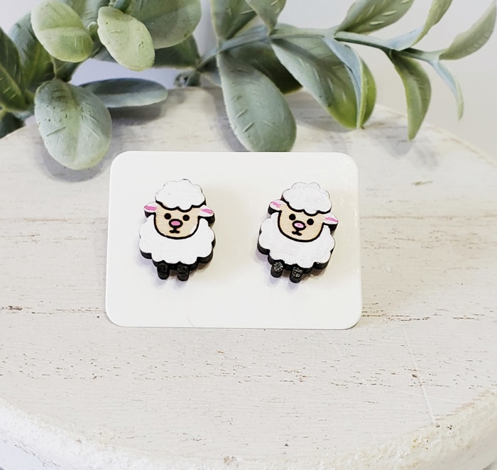 Hand Painted Easter Studs | 22 Styles