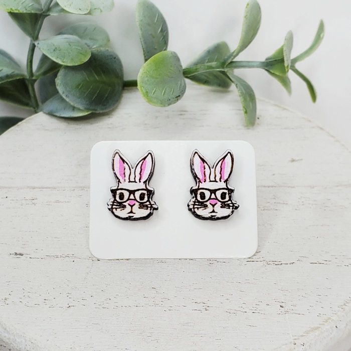 Hand Painted Easter Studs | 22 Styles