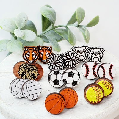 Game Day Studs | 27 Styles