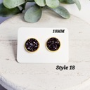  10MM Druzy Studs | 3-Pack