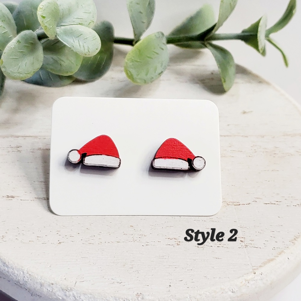 Christmas Wood Studs Collection | 22 Styles