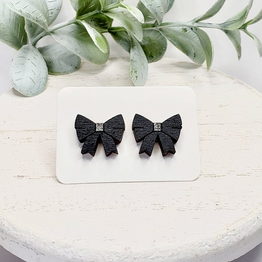 Hand Painted Bow Studs