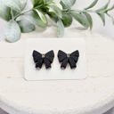  Hand Painted Bow Studs