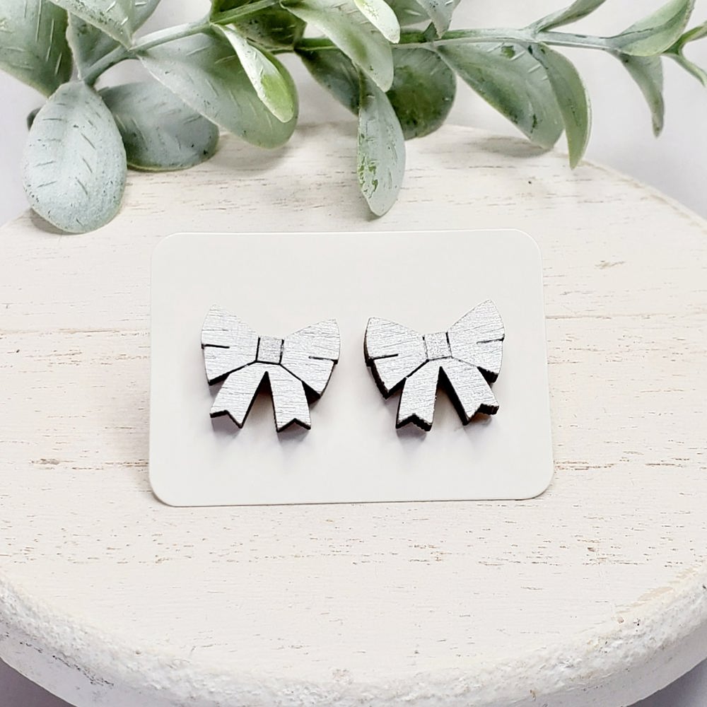 Hand Painted Bow Studs