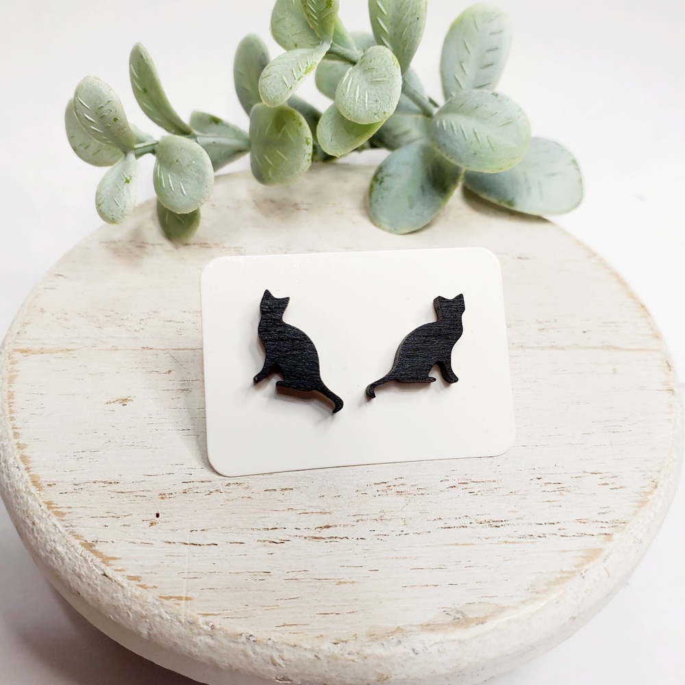 Cat Wood Studs 