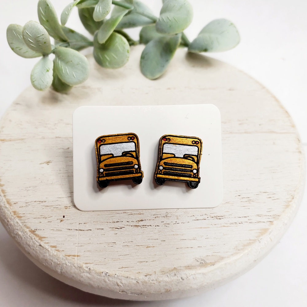 School Bus Wood Studs