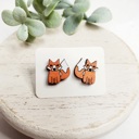  Fox Wood Studs 