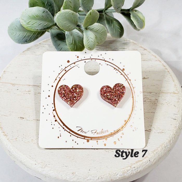 Heart Studs | 12 Styles