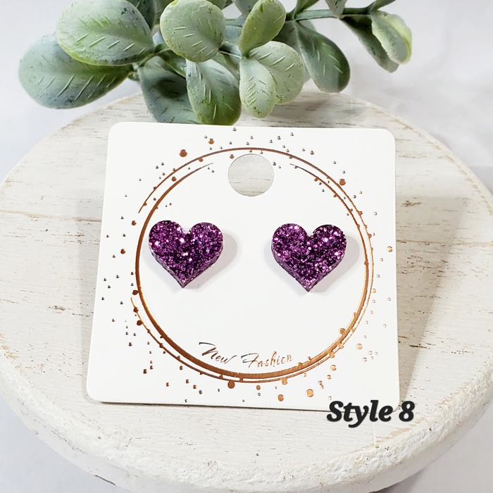 Heart Studs | 12 Styles