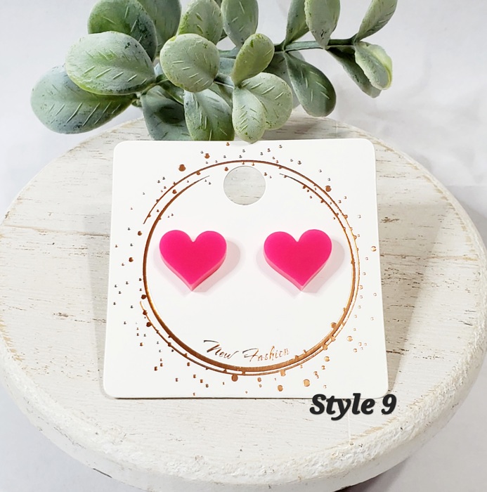 Heart Studs | 12 Styles