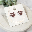 Style 1 Heart Studs | 12 Styles