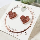 Style 7 Heart Studs | 12 Styles