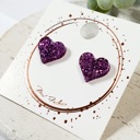 Style 8 Heart Studs | 12 Styles