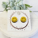 Style 9 - Smiley Face Back to School Teacher Studs | 16 Styles