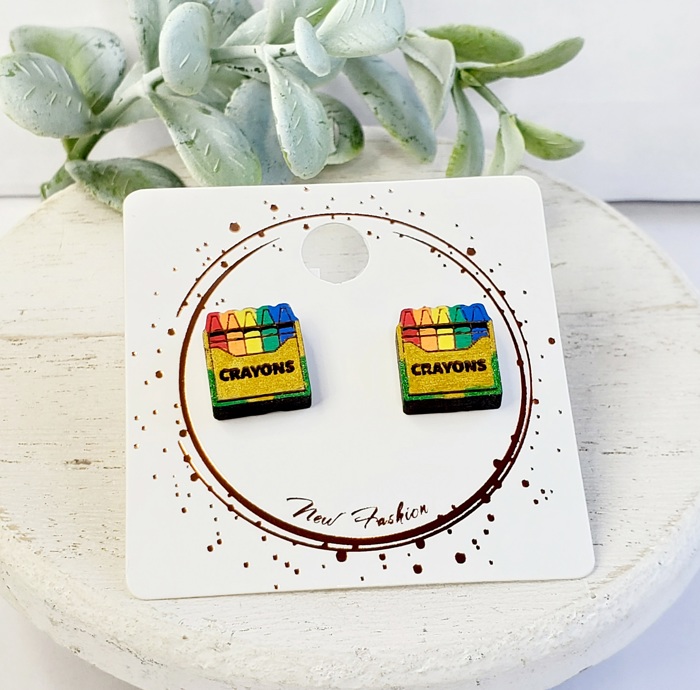 Back to School Teacher Studs | 16 Styles