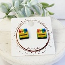 Style 3 - Crayons Back to School Teacher Studs | 16 Styles