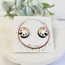 Style 7 - Paint Palette Back to School Teacher Studs | 16 Styles