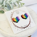 Style 2 - Rainbow Books Back to School Teacher Studs | 16 Styles
