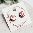 Style 10-10MM Baseball (Genuine Leather) Game Day Studs | 27 Styles