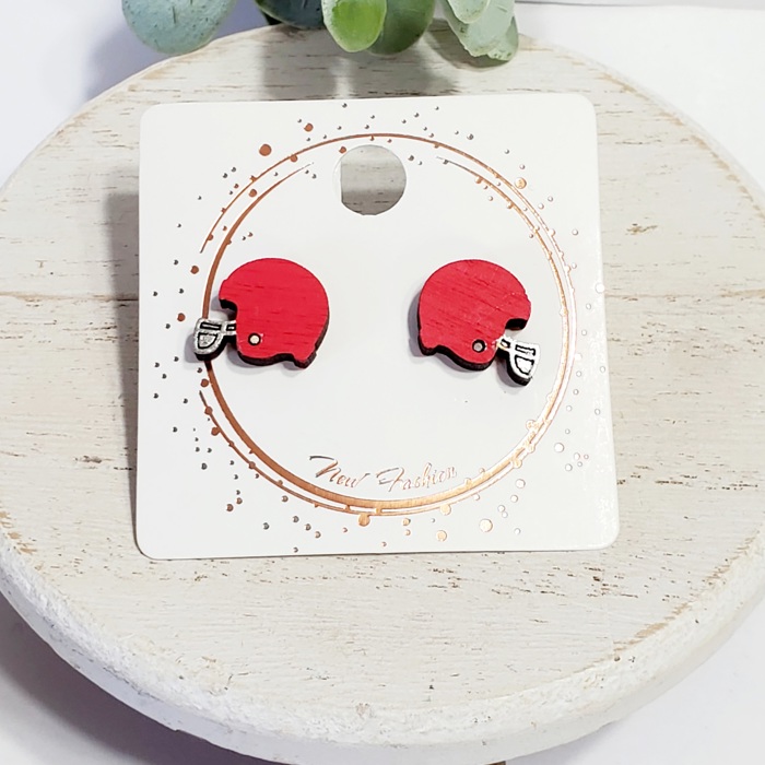 Hand Painted Team Mascot Studs | 25 Styles