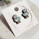  Hand Painted Goose Studs 
