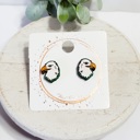 Hand Painted Team Mascot Studs | 25 Styles