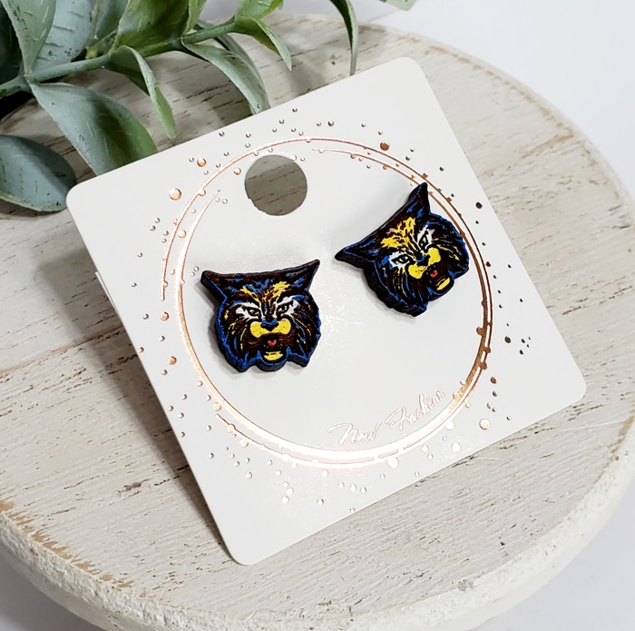 Hand Painted Team Mascot Studs | 25 Styles