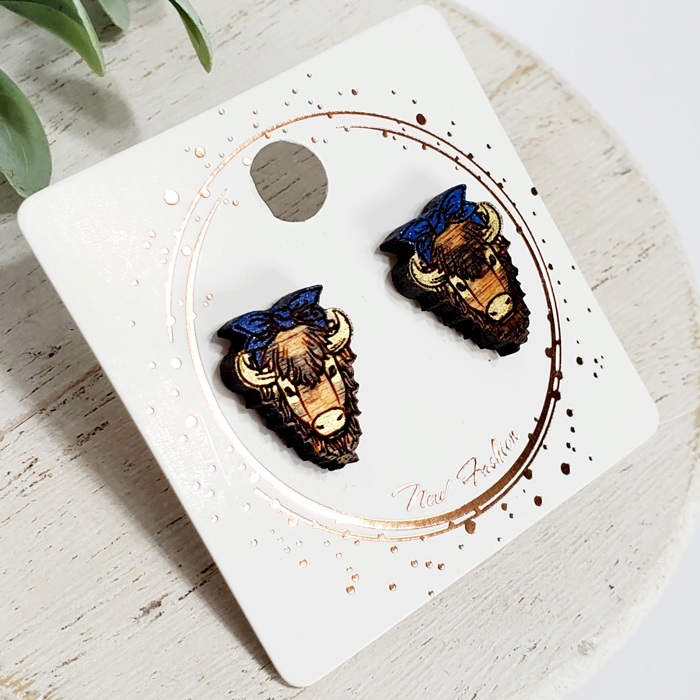 Hand Painted Team Mascot Studs | 25 Styles