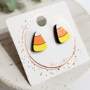 Style 6 - Candy Corns Halloween Studs | 20 Styles