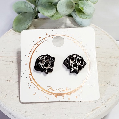 Hand Painted Great Dane Dog Studs