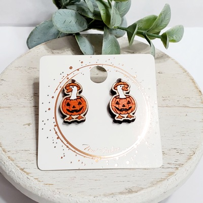 Halloween Goose Studs