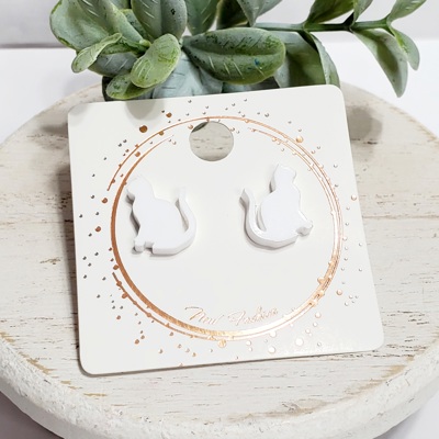 White Cat Studs