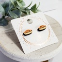 Style 9 - Pumpkin Pie Thanksgiving Studs | 18 Styles