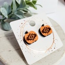 Style 14 - Aztec Pumpkins  Thanksgiving Studs | 18 Styles