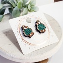  Christmas Tree Goose Studs