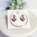  Ballerina Dance Studs