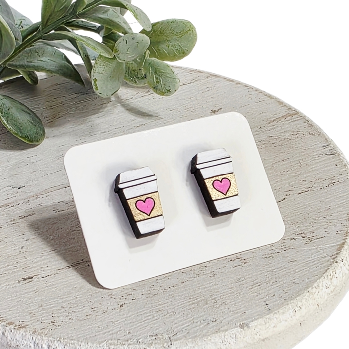 Love Wood Studs | 20 Styles