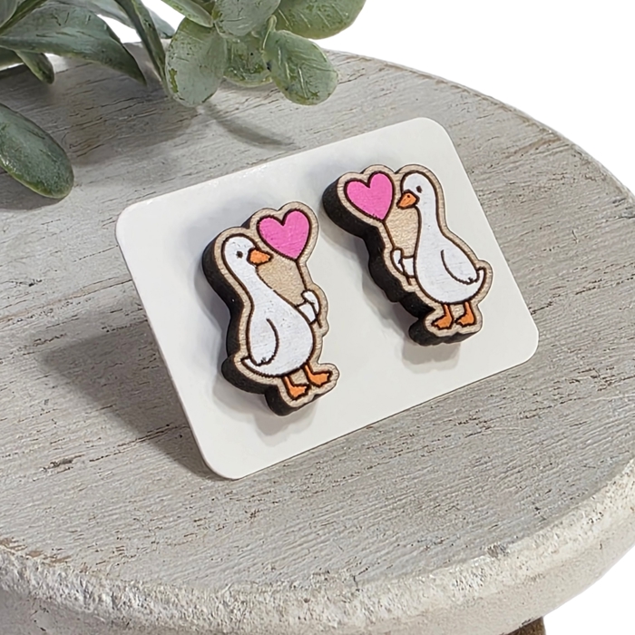 Love Wood Studs | 20 Styles