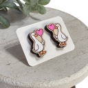 Style 9 Love Wood Studs | 20 Styles