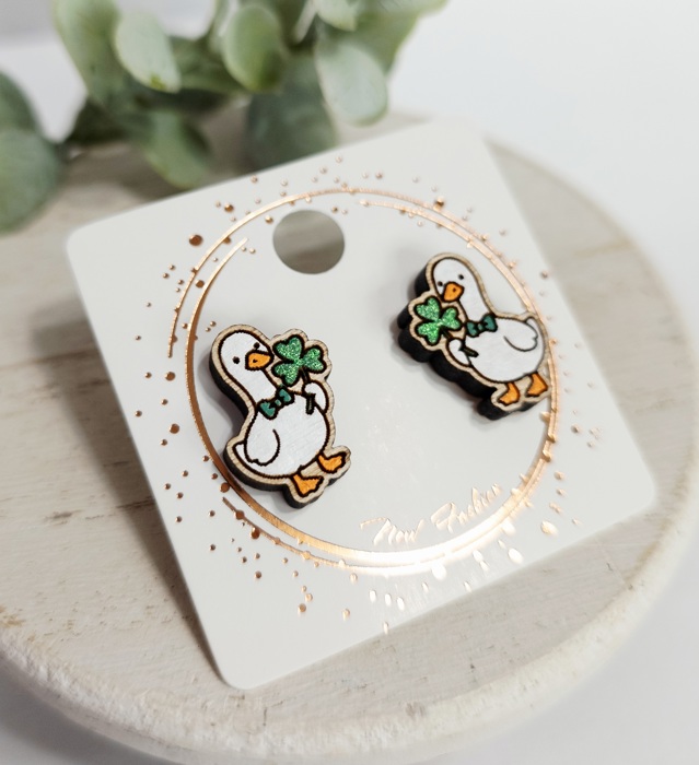 Hand Painted Lucky Studs | 15 Styles