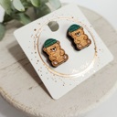 Style 18-Bear Hand Painted Lucky Studs | 15 Styles