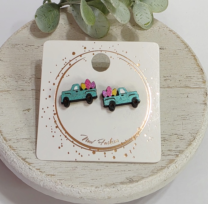 Hand Painted Easter Studs | 22 Styles