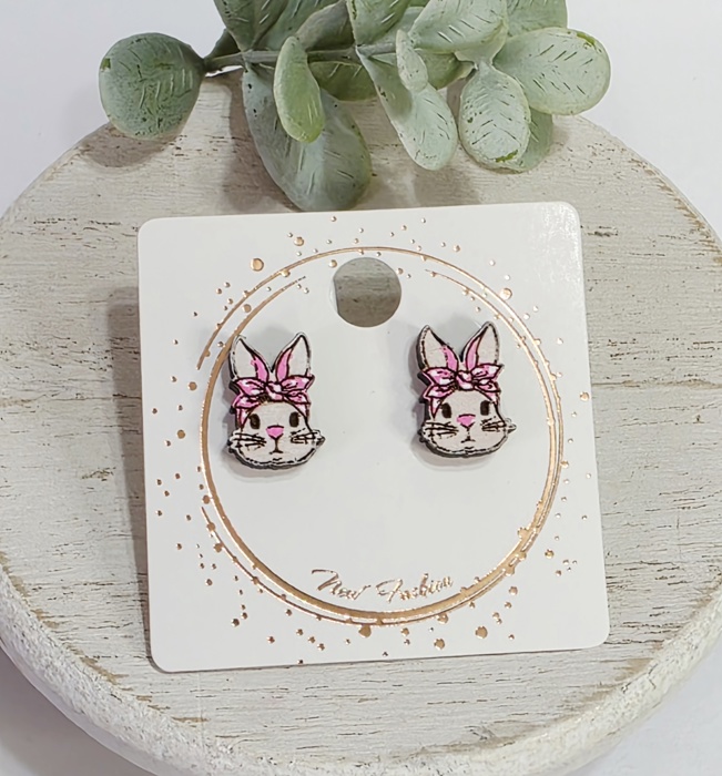 Hand Painted Easter Studs | 22 Styles