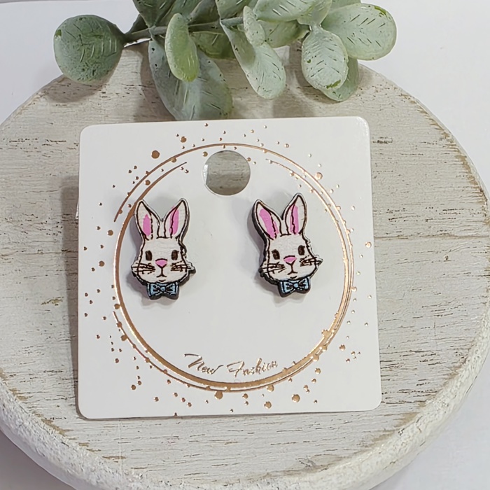 Hand Painted Easter Studs | 22 Styles