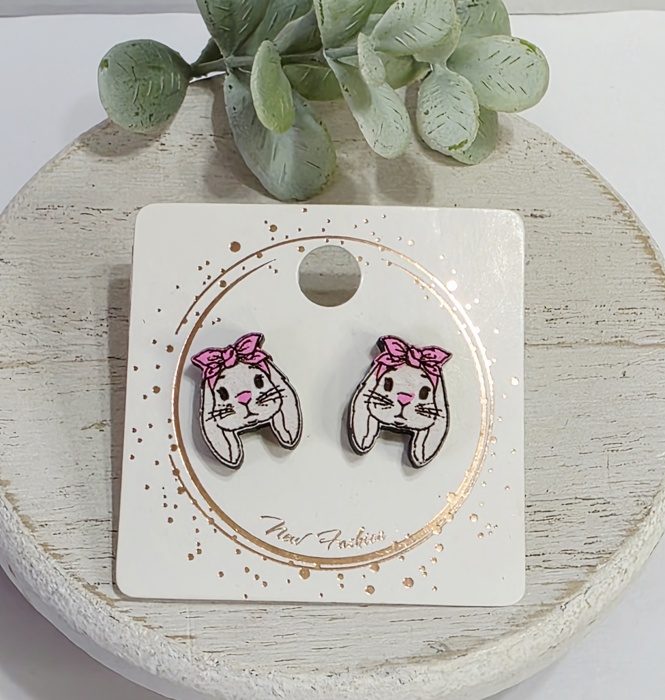 Hand Painted Easter Studs | 22 Styles