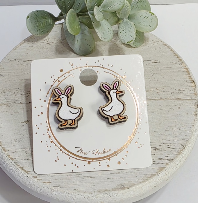 Hand Painted Easter Studs | 22 Styles