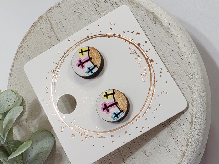 Hand Painted Easter Studs | 22 Styles