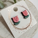 Style 20-Tulip Hand Painted Easter Studs | 22 Styles