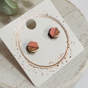 Style 18- 8MM Hexagon Hand Painted Easter Studs | 22 Styles