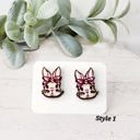  Bunny Wood Studs